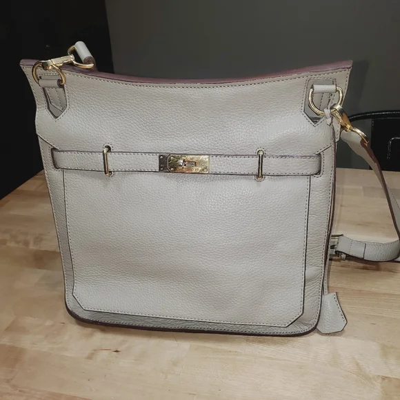 Hermes Ultraviolet Togo Leather Dove Gray Jypsiere 28 Bag - Picture 1 of 15